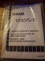 Yamaha YZ125 (G)/LC Handleiding 1995, Motoren, Handleidingen en Instructieboekjes, Ophalen of Verzenden, Yamaha