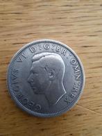 Zilveren munt half crown 1942, Ophalen of Verzenden, Overige landen