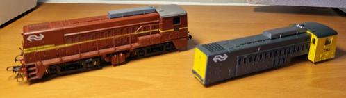 NS 2221 – ROCO 4155 B met ESU-decoder + extra grijs/gele kap, Hobby en Vrije tijd, Modeltreinen | H0, Zo goed als nieuw, Locomotief