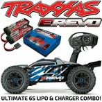 Traxxas e revo, Hobby en Vrije tijd, Modelbouw | Radiografisch | Auto's, Gebruikt, Auto offroad, RTR (Ready to Run), Schaal 1:8