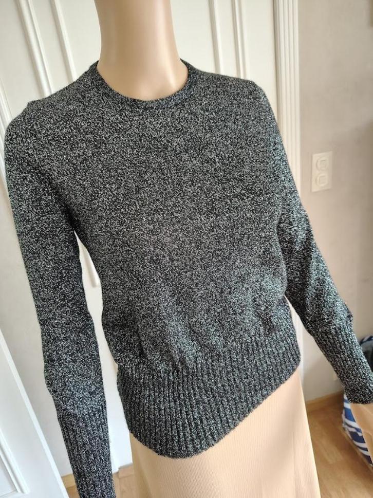 vintage zilveren / grijs truitje, Kleding | Dames, Truien en Vesten, Zo goed als nieuw, Maat 36 (S), Grijs, Verzenden