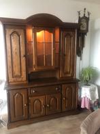 Mooie houten meubelkast donker eiken in goede staat, Huis en Inrichting, Kasten | Buffetkasten, Gebruikt, Eikenhout, Oude stijl