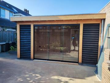 Maatwerk Douglas overkappingen- inclusief dakisolatie beschikbaar voor biedingen