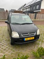 Opel Agila 1.2 I 16V 2002 Zwart, Nieuwe APK!, Auto's, Voorwielaandrijving, 74 pk, Zwart, Origineel Nederlands