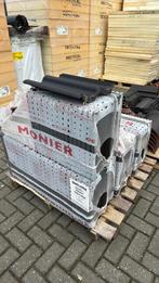 Monier Sneldekkers Zwart - 123 Pannen + Gevelpannen & Vorst, Doe-het-zelf en Verbouw, Dakpannen en Dakbedekking, Ophalen, Steen of Klei