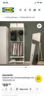 IKEA Mackapär kapstok met schoenopberger, Zo goed als nieuw, Metaal, 150 tot 200 cm, Ophalen