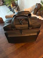 Laptop trolley leder, 40 tot 60 cm, Zwart, Minder dan 35 cm, Ophalen of Verzenden