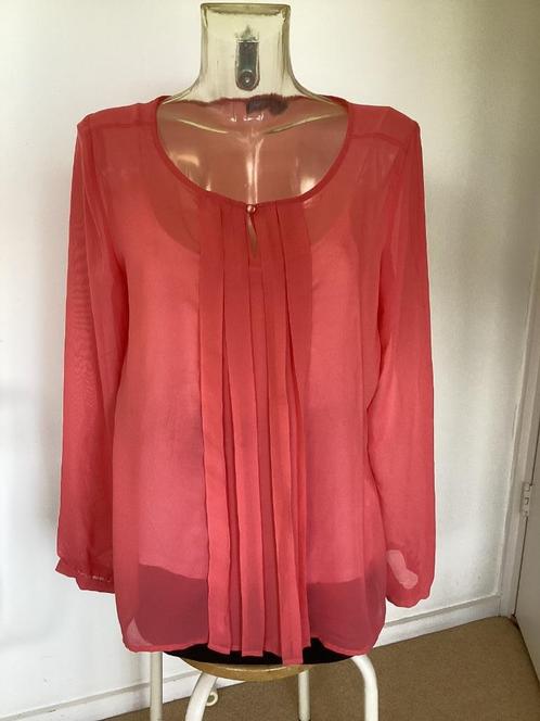 Zacht oranje top van Geisha mt L/XL, Kleding | Dames, Tops, Zo goed als nieuw, Maat 46/48 (XL) of groter, Oranje, Lange mouw, Ophalen of Verzenden