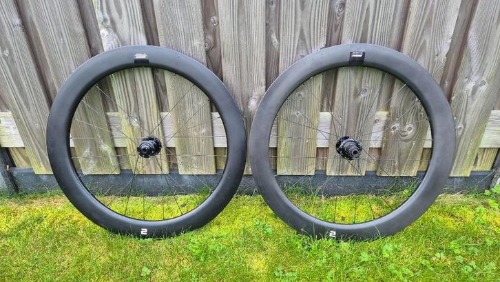 Giant SLR 2 65mm Carbon Wielset Disc (schijfrem), Fietsen en Brommers, Fietsonderdelen, Gebruikt, Racefiets, Wiel, Ophalen