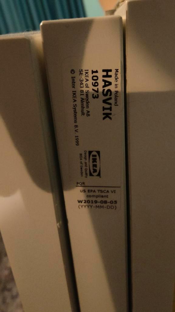IKEA HASVIK Wit PAX schuifdeuren 200x201cm, Huis en Inrichting, Kasten | Kledingkasten, Zo goed als nieuw, 200 cm of meer, Minder dan 25 cm