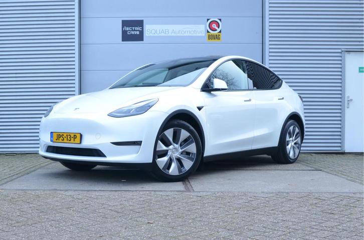 Tesla Model Y Long Range AWD 75 kWh AutoPilot, Warmtepomp, W, Auto's, Tesla, Bedrijf, Te koop, Model Y, 4x4, ABS, Achteruitrijcamera