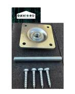 Luxe Verstelbare Stelplaat / Hoogteverstelling M16 Verzinkt, Ophalen, Nieuw, 50 tot 100 mm, Overige typen