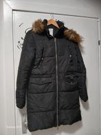 Pull & Bear Winterjas Maat S - Afneembare Bontkraag, Zwart, Ophalen of Verzenden, Zo goed als nieuw, Maat 36 (S)