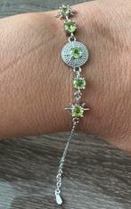 Peridoot armband verzilverd, Ophalen of Verzenden, Nieuw