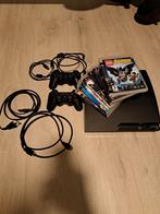 PS3 Slim met 2 controllers en games!, Spelcomputers en Games, Spelcomputers | Sony PlayStation 3, Ophalen, Met 2 controllers, Slim