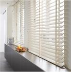 Luxaflex houten lamellen (jaloezieën), 50mm, Ophalen, Wit, 50 tot 100 cm, Zo goed als nieuw