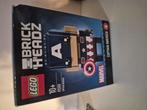 LEGO brick headz 41589 marvel captain amaerica, Ophalen of Verzenden, Zo goed als nieuw