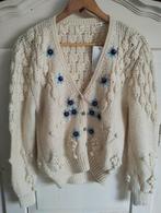 Trachten cottagecore handgemaakt vintage vest nieuwstaat, Hand Arbeit, Wit, Nieuw, Ophalen of Verzenden