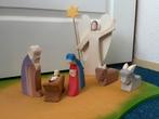 Ostheimer Kerstgroep - Engel met ster & de Heilige Familie, Ophalen of Verzenden, Zo goed als nieuw