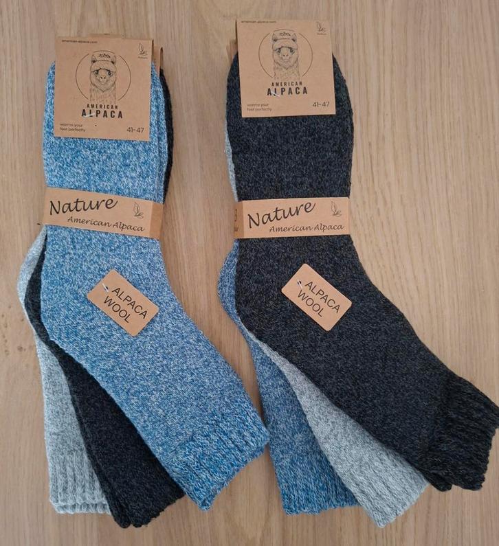 6 Paar Dikke Alpaca Wollen Sokken Maat 41-47, Kleding | Heren, Sokken en Kousen, Nieuw, Overige maten, Overige kleuren, Ophalen of Verzenden