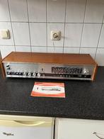 Vintage  Philips 22GH940 radio met houten kast  en boekje, Ophalen of Verzenden, Gebruikt, Radio