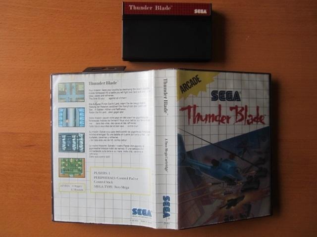 Thunder Blade Sega Master System Thunderblade Mastersystem, Spelcomputers en Games, Games | Sega, Gebruikt, Master System, Avontuur en Actie