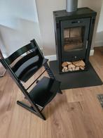 Supermooie zwarte Tripp trapp kinderstoel, Kinderen en Baby's, Kinderstoelen, Ophalen, Zo goed als nieuw, Meegroeistoel