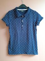 poloshirt met stippen donkerblauw maat 32/34 - Bonprix, Kleding | Dames, T-shirts, Bonprix, Blauw, Ophalen of Verzenden, Korte mouw