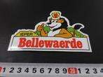 sticker mascotte koning leeuw BELLEWAERDE ieper belgië, Ophalen, Zo goed als nieuw, Bedrijf of Vereniging