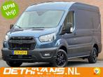 Ford Transit 2.0TDCI 130PK L2H2 EDITION / Camera / Cruisecon, Auto's, Voorwielaandrijving, 4 cilinders, Met garantie (alle), Blauw