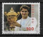 183-25 Zwitserland 2007 / Roger Federer Sf 1.00, Verzenden, Gestempeld