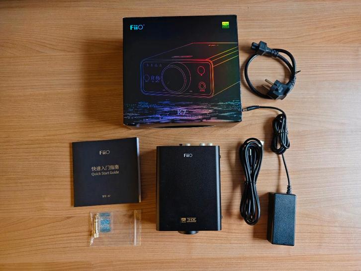 FiiO K7 Fully Balanced DAC & Amplifier, Audio, Tv en Foto, Versterkers en Receivers, Zo goed als nieuw, Minder dan 60 watt, Overige merken