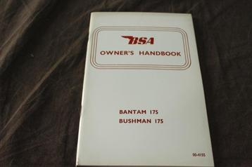 BSA Bantam 175 Bushman 1969 motorcycle instruction manual beschikbaar voor biedingen