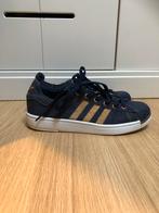 Adidas Gympen Maat 42 - Spijkerstof & Goud, Blauw, Ophalen of Verzenden, Sneakers of Gympen, Adidas