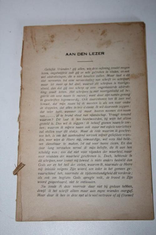 Ds. C. van den Oever - Twee leerredenen, Boeken, Godsdienst en Theologie, Gelezen, Christendom | Protestants, Ophalen of Verzenden
