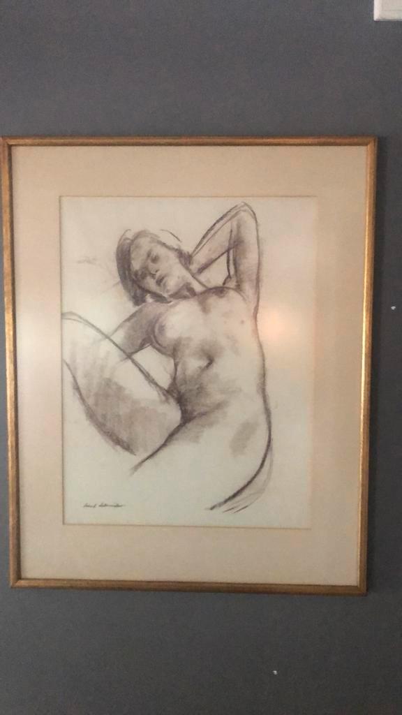 Tekening Sierk Schroder, Antiek en Kunst, Kunst | Tekeningen en Foto's, Ophalen