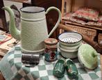 Antieke Franse Cafetiere koffiepot, koffiekan, kan, Antiek en Kunst, Antiek | Emaille, Ophalen of Verzenden