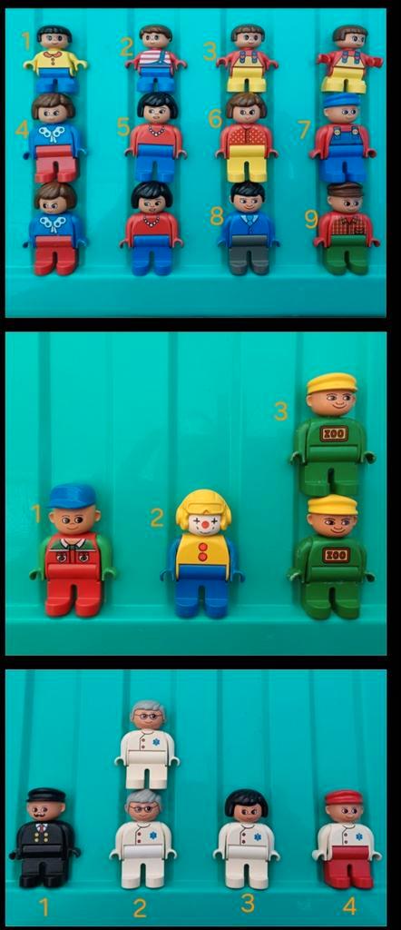 Duplo lego poppetjes vintage, Kinderen en Baby's, Speelgoed | Duplo en Lego, Gebruikt, Duplo, Ophalen of Verzenden