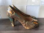 Peeptoe Italiaans leren pumps Chantal Daniëlle maat 37, Pumps, Overige kleuren, Ophalen of Verzenden, Zo goed als nieuw