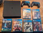PlayStation 4 Slim 1TB + 2 Controllers + Games, Spelcomputers en Games, Spelcomputers | Sony PlayStation 4, Met 2 controllers