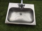 RVS wasbak, Ophalen of Verzenden, Gebruikt, 25 tot 50 cm, Minder dan 100 cm
