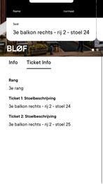 Blof 29 mei in de Spiegel te Zwolle, Tickets en Kaartjes, Concerten | Nederlandstalig, Maart, Twee personen, Pop