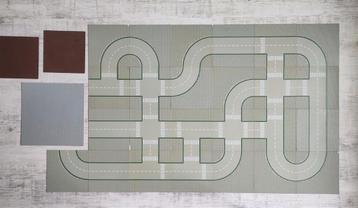 25 vintage LEGO wegplaten roads base plates 32x32 lichtgrijs beschikbaar voor biedingen