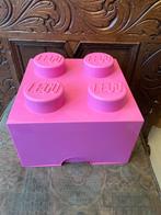 Roze Lego Brick 4x4 Opbergbox, Kinderen en Baby's, Speelgoed | Duplo en Lego, Ophalen of Verzenden, Gebruikt, Lego