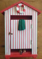 sleutelkastje in de vorm van een strandbadhokje, Huis en Inrichting, Kasten | Lockerkasten, Ophalen of Verzenden, Nieuw