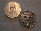 2x Mexicaanse 25 Pesos - Olympische Spelen 1968 & Portret, Postzegels en Munten, Munten | Amerika, Ophalen of Verzenden, Zuid-Amerika