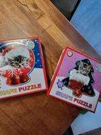 Twee kattenpuzzels kerstthema - 60 stukjes, Ophalen, Zo goed als nieuw
