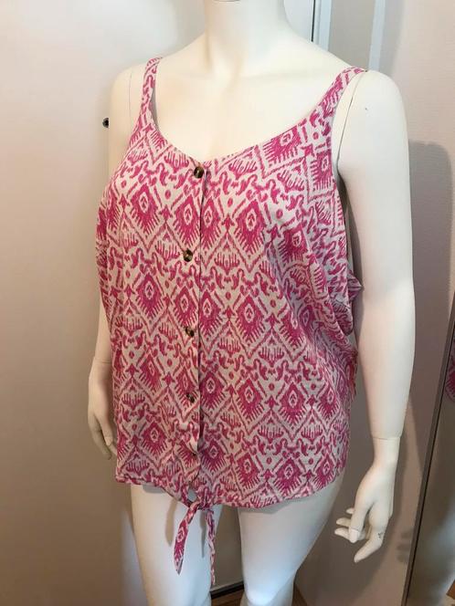 Gina Benotti zand creme roze knoop top mouwloos nieuw 52/54, Kleding | Dames, Grote Maten, Nieuw, Shirt of Top, Roze, Verzenden