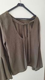 Groen shirt dames, Lange mouw, Groen, Ophalen, Maat 38/40 (M)