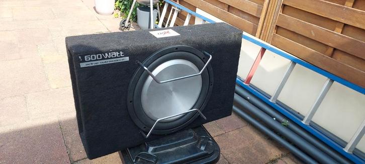 12" platte subwoofer, Auto diversen, Autospeakers, Zo goed als nieuw, Ophalen